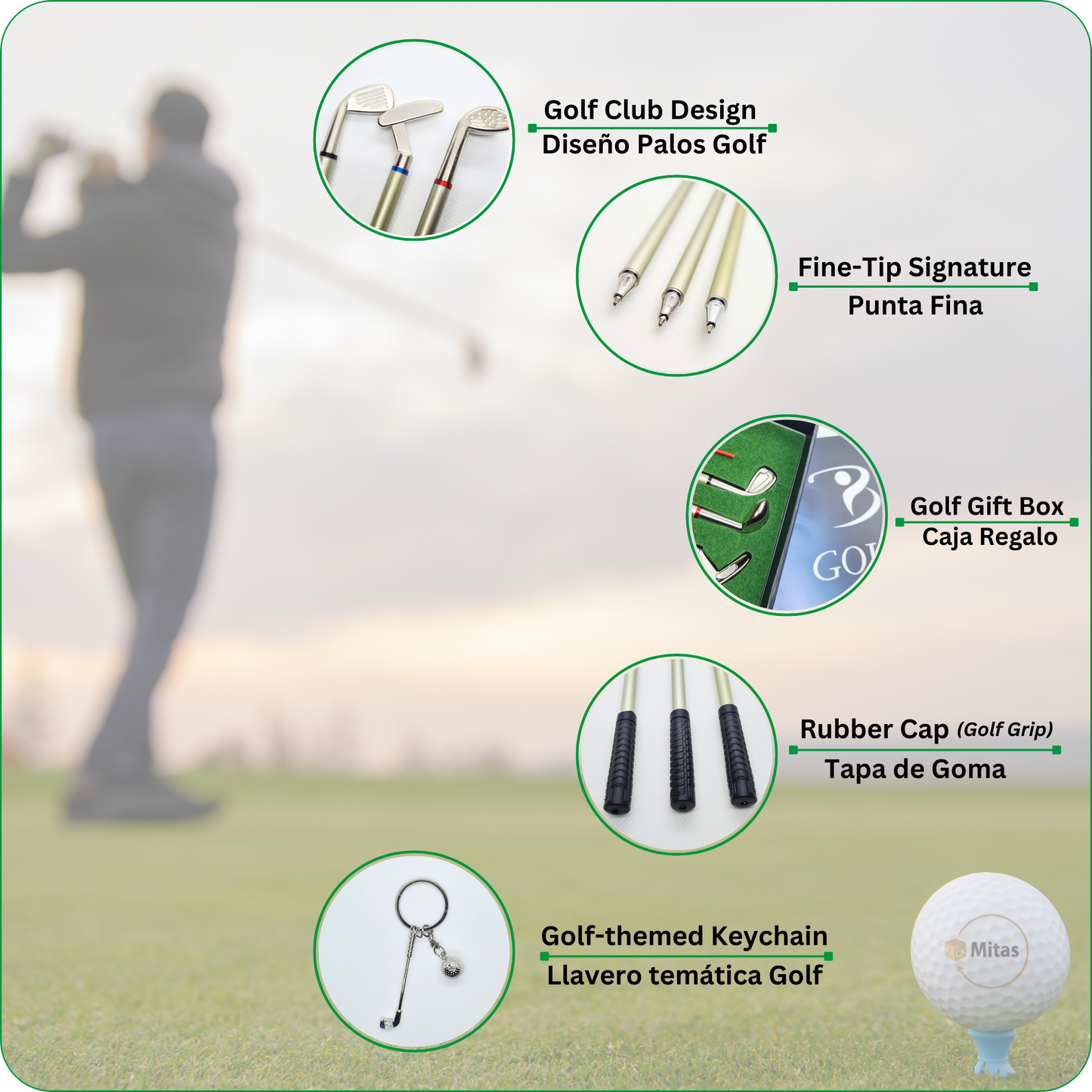 El regalo perfecto para los amantes del golf (¡aunque sea desde la oficina!)